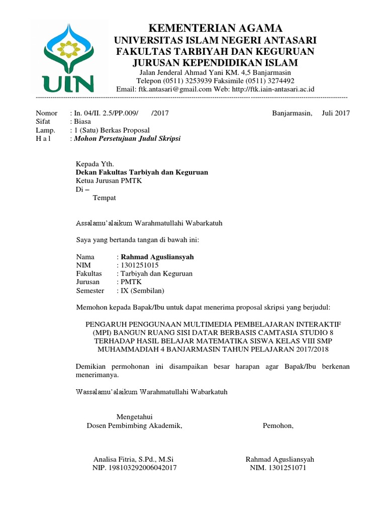 Detail Contoh Surat Berjudul Nomer 14