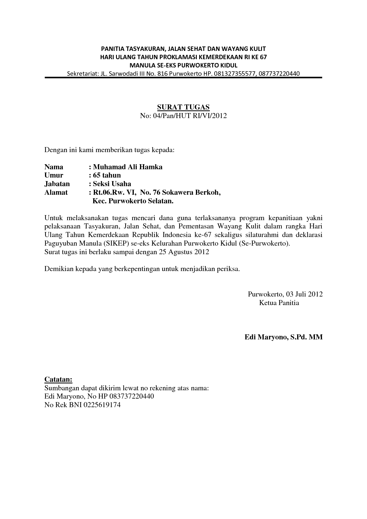 Detail Contoh Surat Berjudul Nomer 23