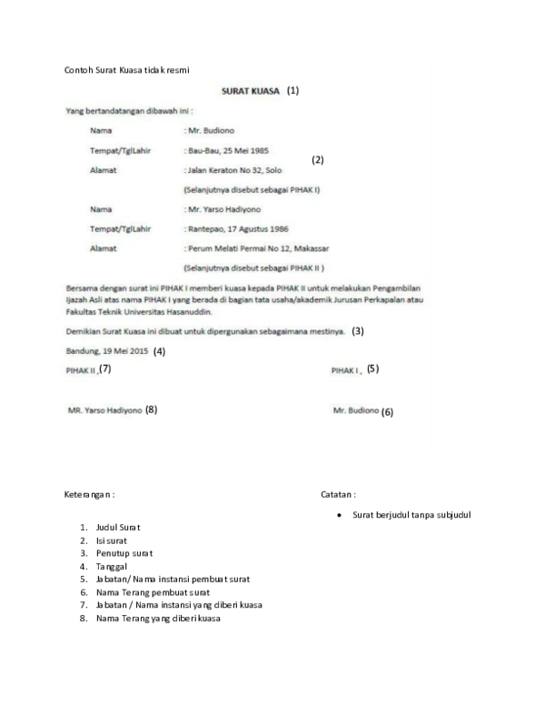 Detail Contoh Surat Berjudul Nomer 3