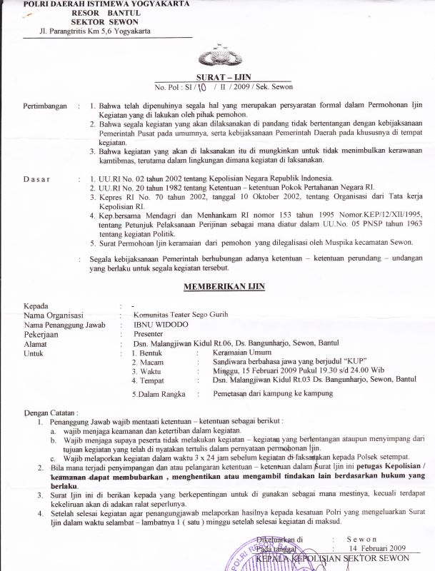 Detail Contoh Surat Berjudul Nomer 54