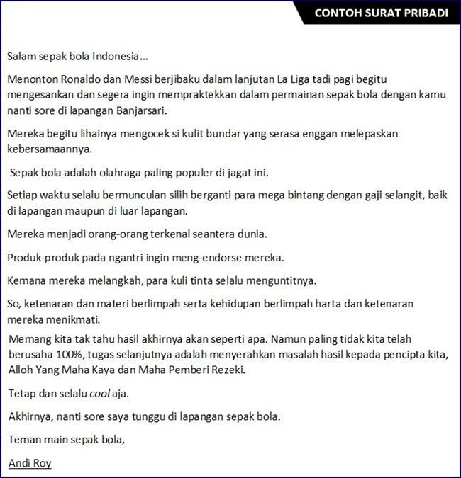 Detail Contoh Surat Biasa Nomer 29