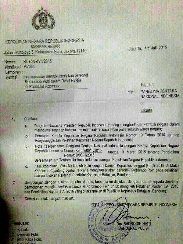 Detail Contoh Surat Biasa Polri Nomer 39