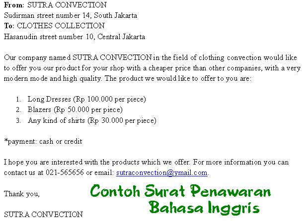 Detail Contoh Surat Bisnis Dalam Bahasa Indonesia Nomer 40