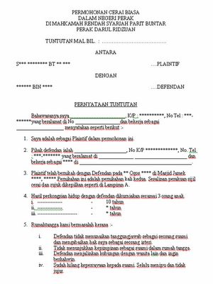 Detail Contoh Surat Cerai Bawah Tangan Nomer 46