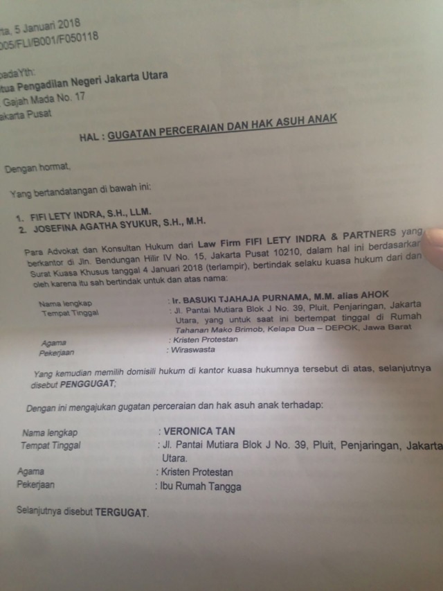 Detail Contoh Surat Cerai Pengadilan Agama Nomer 41