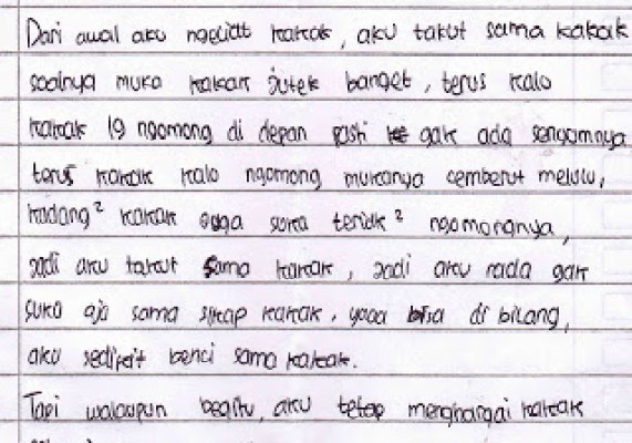 Contoh Surat Cinta Untuk Kakak Senior - KibrisPDR