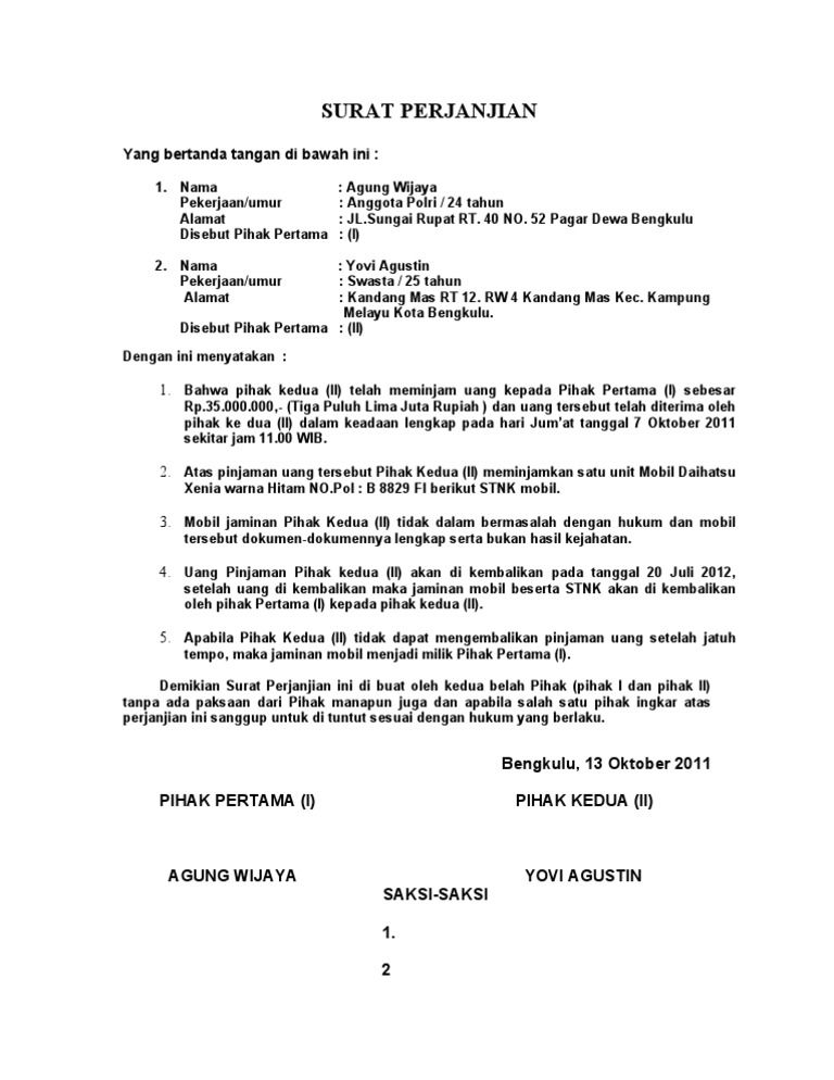 Detail Contoh Surat Commitment Fee Nomer 21