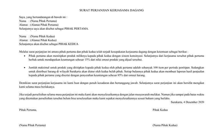 Detail Contoh Surat Commitment Fee Nomer 50