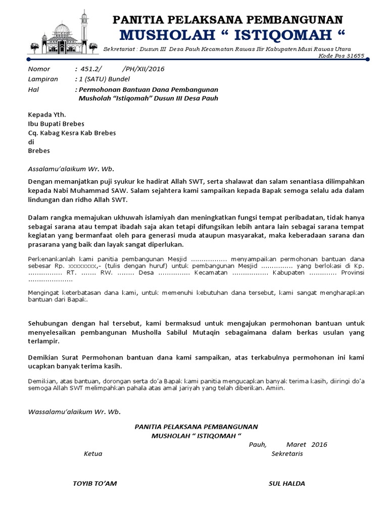 Detail Contoh Surat Cq Nomer 44