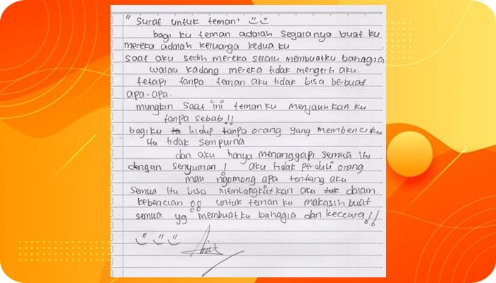 Detail Contoh Surat Curhat Nomer 22