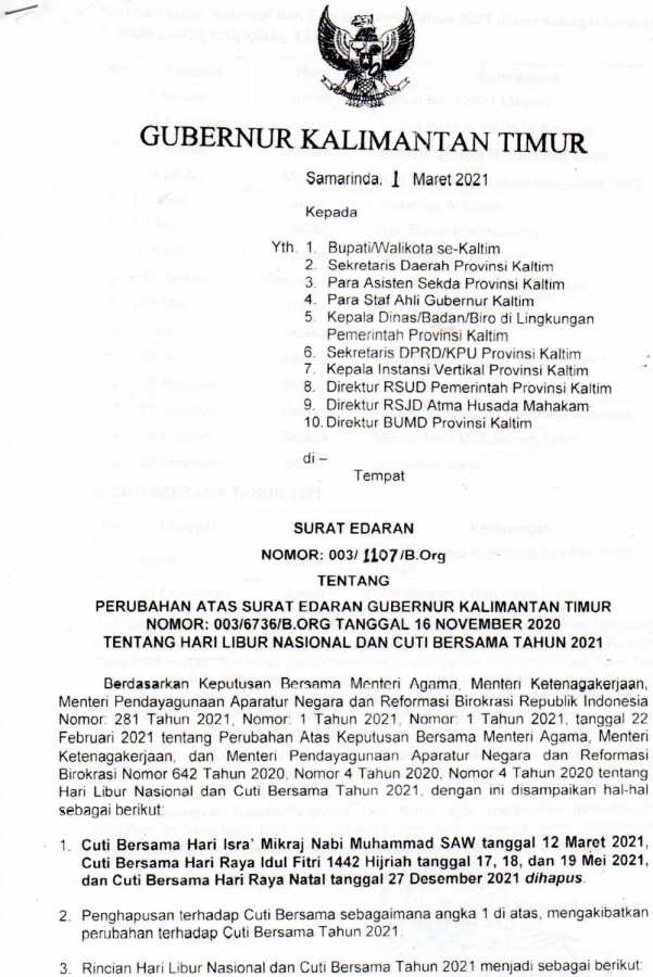 Detail Contoh Surat Cuti Lebaran Nomer 44