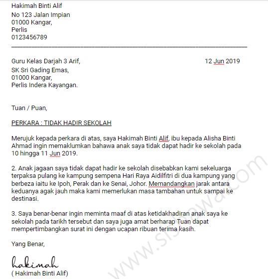 Detail Contoh Surat Cuti Nikah Nomer 50