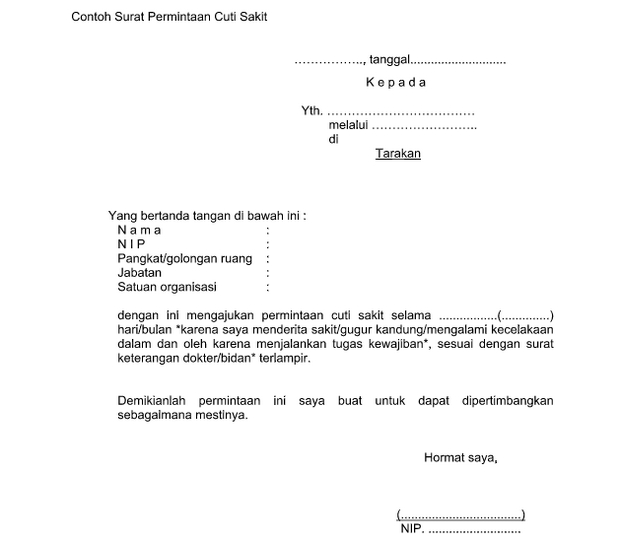 Detail Contoh Surat Cuti Tahunan Pns Terbaru Nomer 27