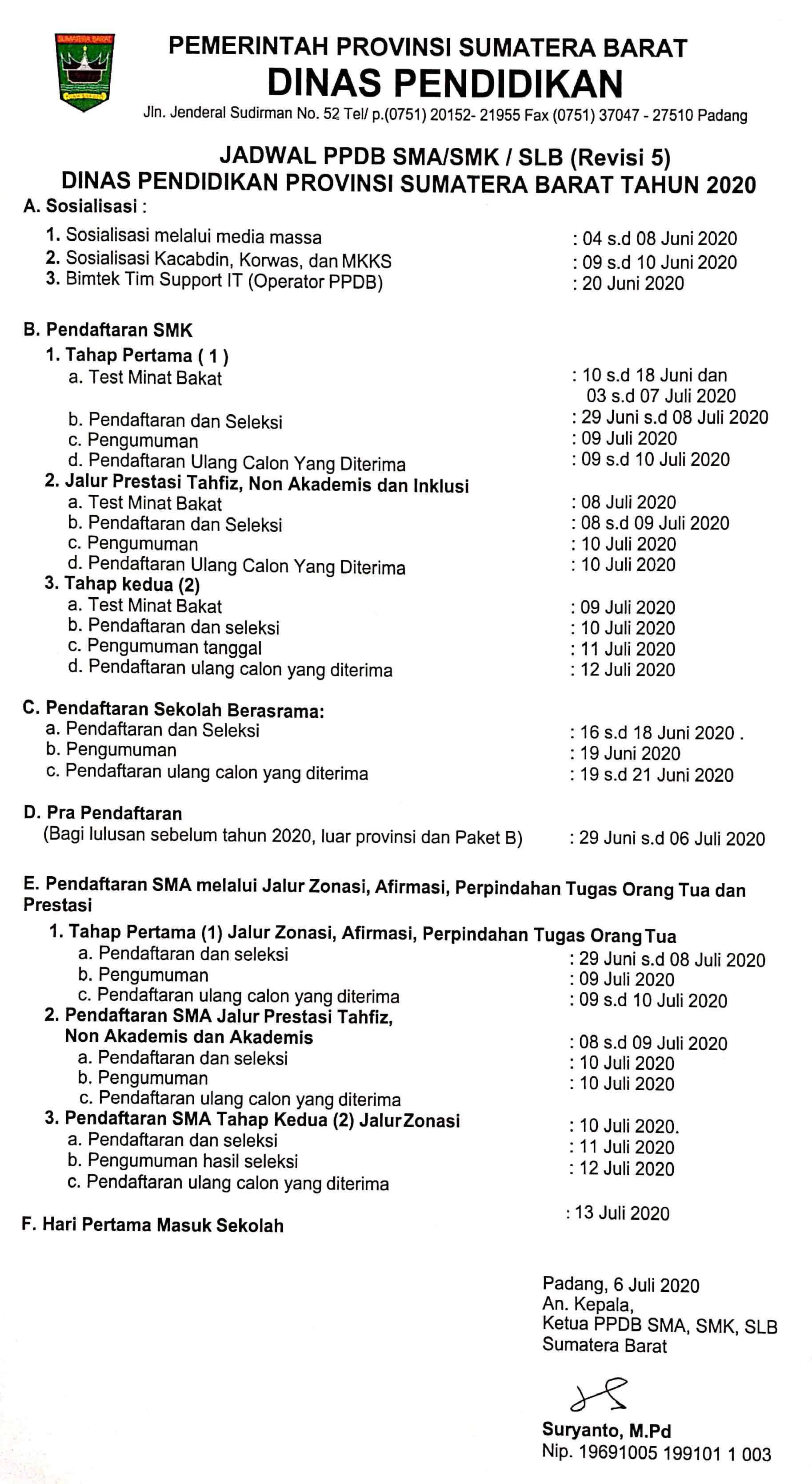 Detail Contoh Surat Daftar Ulang Sekolah Nomer 17