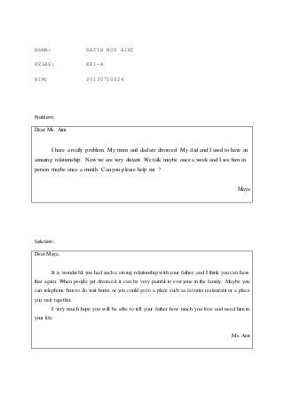 Detail Contoh Surat Dalam B Inggris Nomer 37