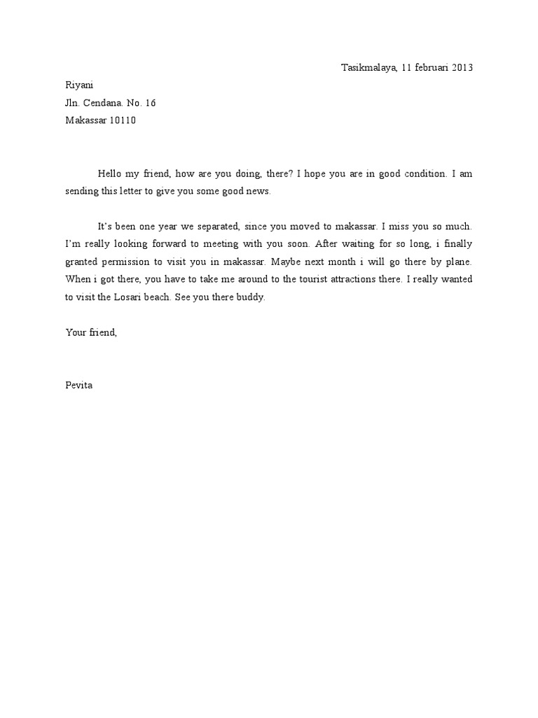 Detail Contoh Surat Dalam B Inggris Nomer 39