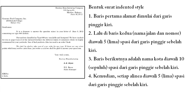 Detail Contoh Surat Dalam Bentuk Block Style Nomer 31