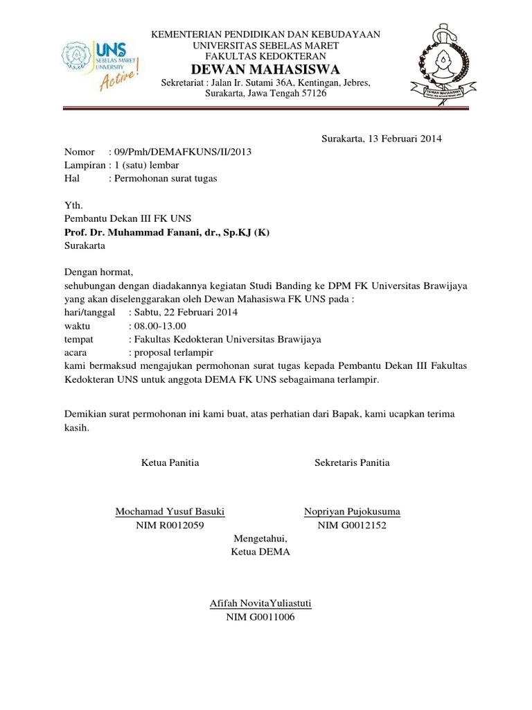 Contoh Surat Delegasi Tugas