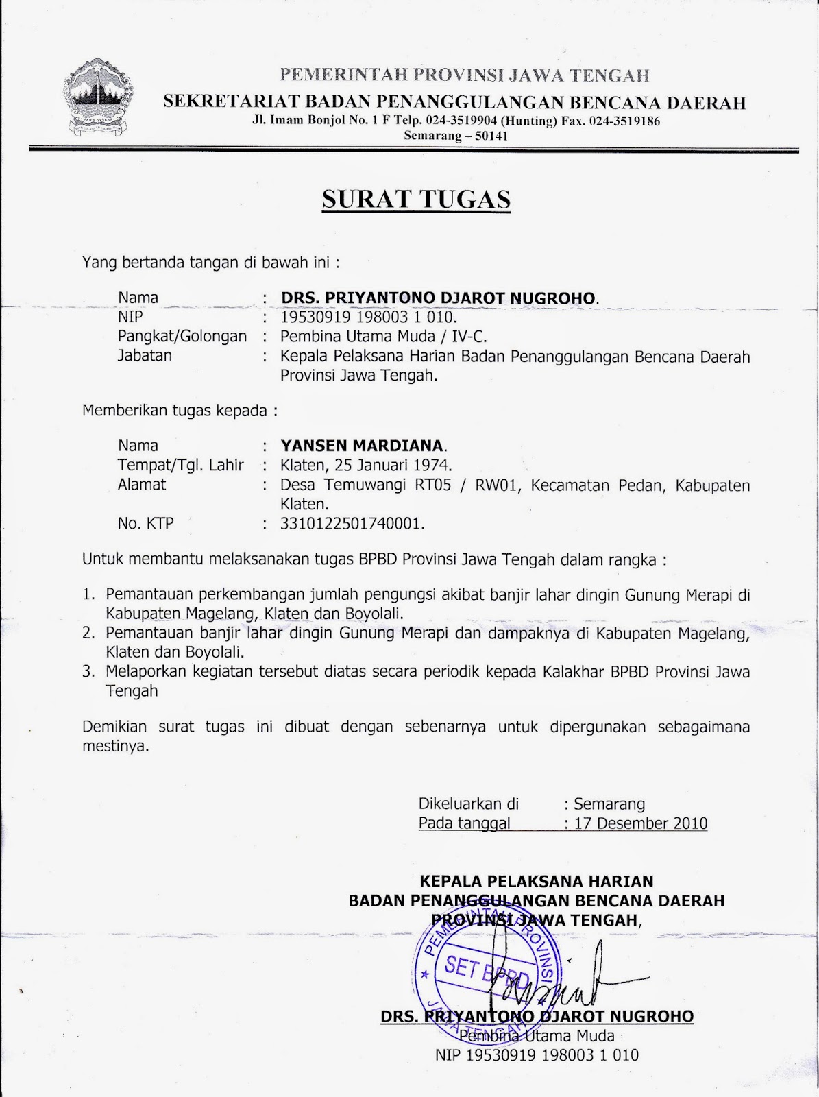 Detail Contoh Surat Delegasi Tugas Nomer 6