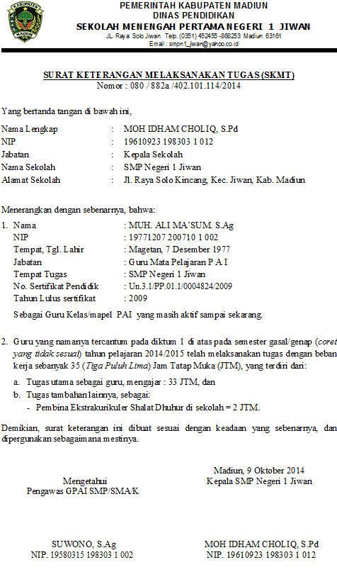 Detail Contoh Surat Delegasi Tugas Nomer 47