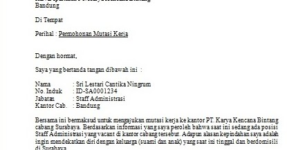 Detail Contoh Surat Demosi Nomer 28