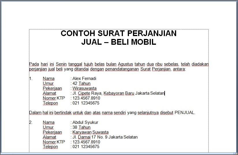 Detail Contoh Surat Denda Nomer 40