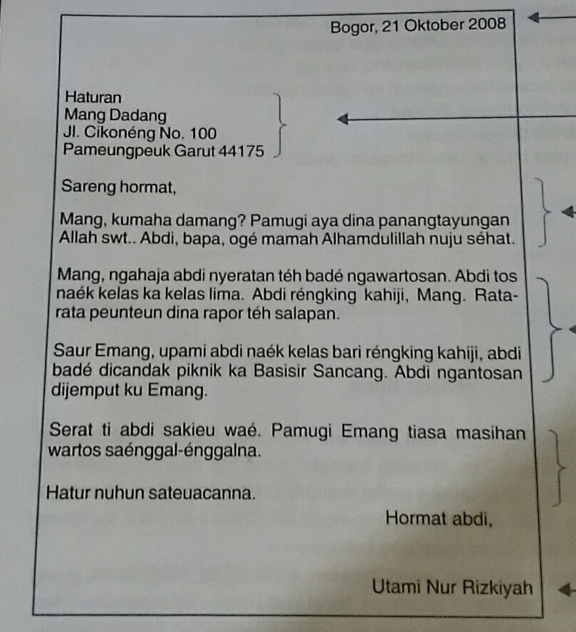Detail Contoh Surat Dinas Bahasa Sunda Nomer 9