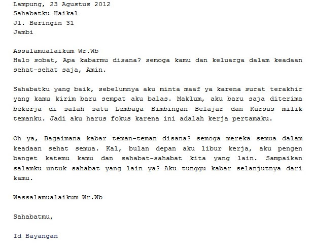 Detail Contoh Surat Dinas Dan Pribadi Nomer 32