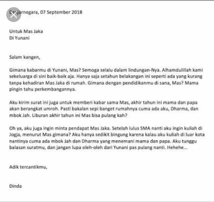 Detail Contoh Surat Dinas Dan Surat Pribadi Nomer 52