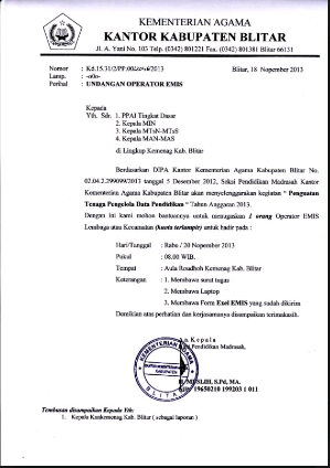 Detail Contoh Surat Dinas Kantor Nomer 47