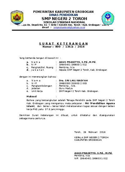 Detail Contoh Surat Dinas Pendidikan Nomer 54