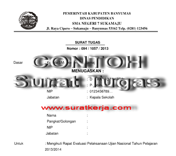 Detail Contoh Surat Dinas Perusahaan Nomer 53