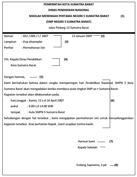 Detail Contoh Surat Dinas Yang Berkenaan Dengan Kegiatan Sekolah Nomer 19