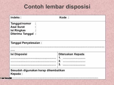 Detail Contoh Surat Disposisi Tidak Langsung Nomer 11