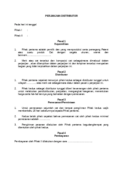 Detail Contoh Surat Distributor Nomer 13