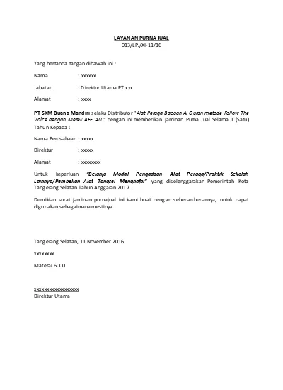 Detail Contoh Surat Distributor Nomer 48