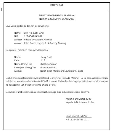 Detail Contoh Surat Do Nomer 23