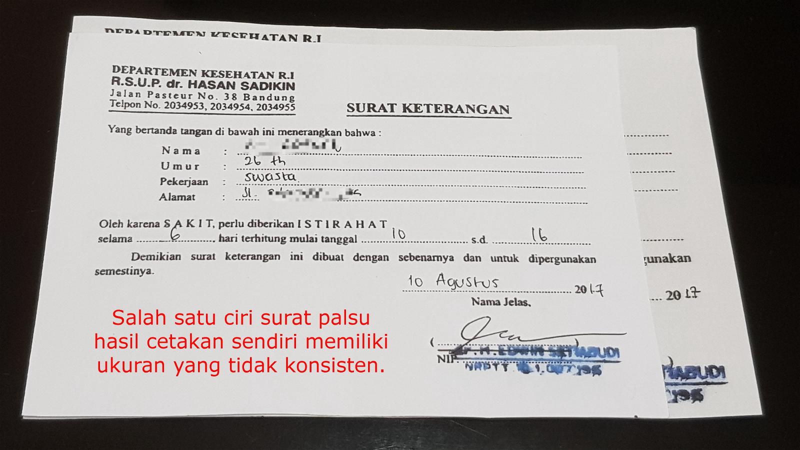 Detail Contoh Surat Dokter Bandung Nomer 29