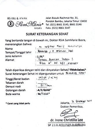 Detail Contoh Surat Dokter Bandung Nomer 41