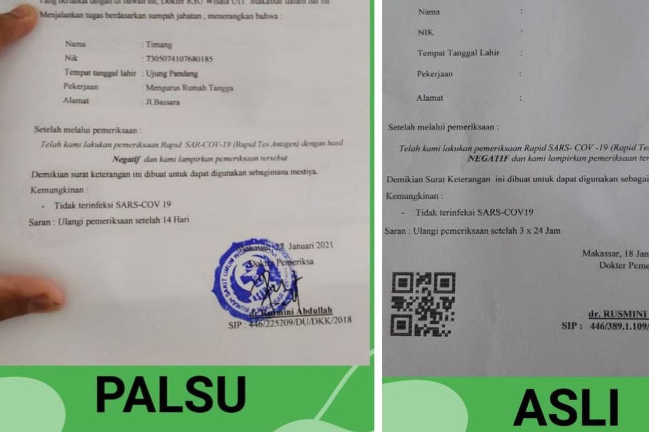 Detail Contoh Surat Dokter Palsu Nomer 14