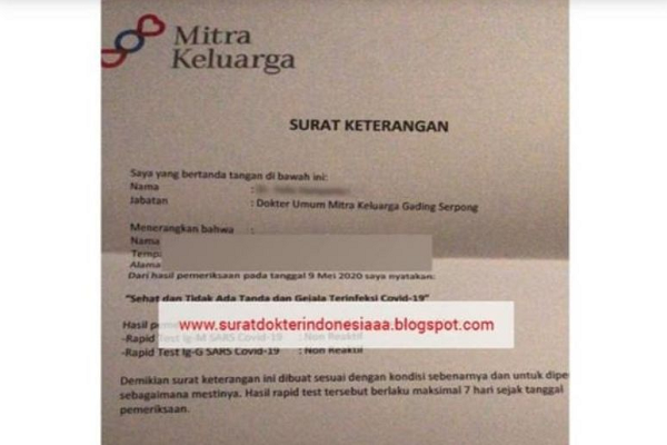 Detail Contoh Surat Dokter Palsu Nomer 33