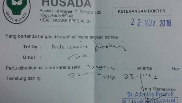 Detail Contoh Surat Dokter Palsu Nomer 40