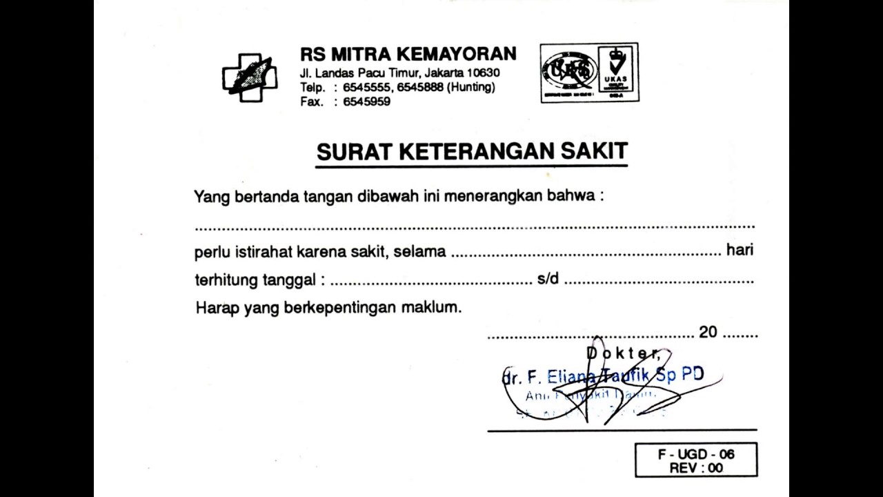 Detail Contoh Surat Dokter Surabaya Koleksi Nomer 5 Detail Contoh Surat Dokter Surabaya Koleksi Nomer 5