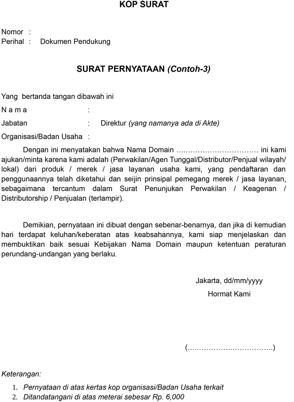 Detail Contoh Surat Dokumen Nomer 26