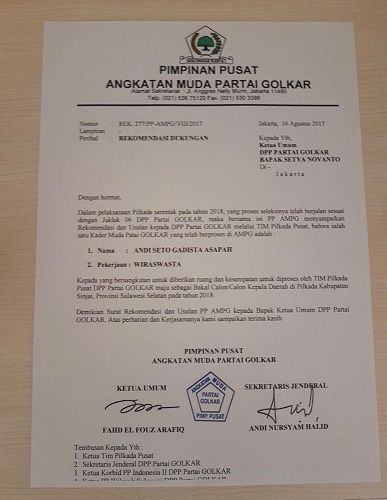 Detail Contoh Surat Dukungan Pencalonan Nomer 40