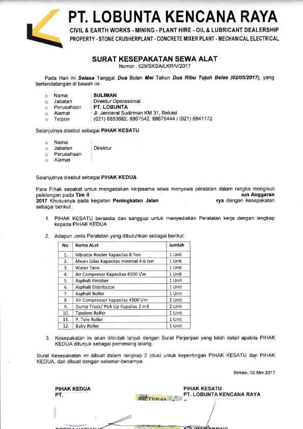 Detail Contoh Surat Dukungan Supplier Nomer 22