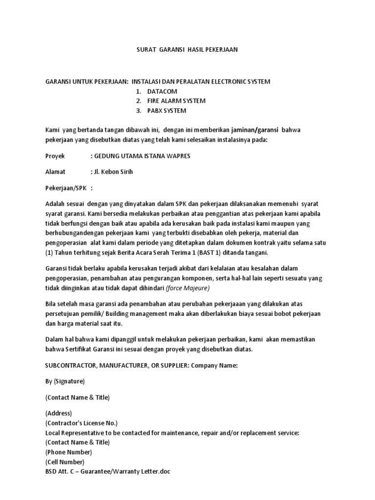 Detail Contoh Surat Dukungan Supplier Nomer 29