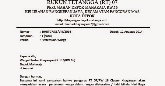 Detail Contoh Surat Edaran Halal Bihalal Nomer 10