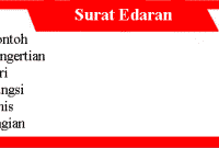 Detail Contoh Surat Edaran Khusus Nomer 41