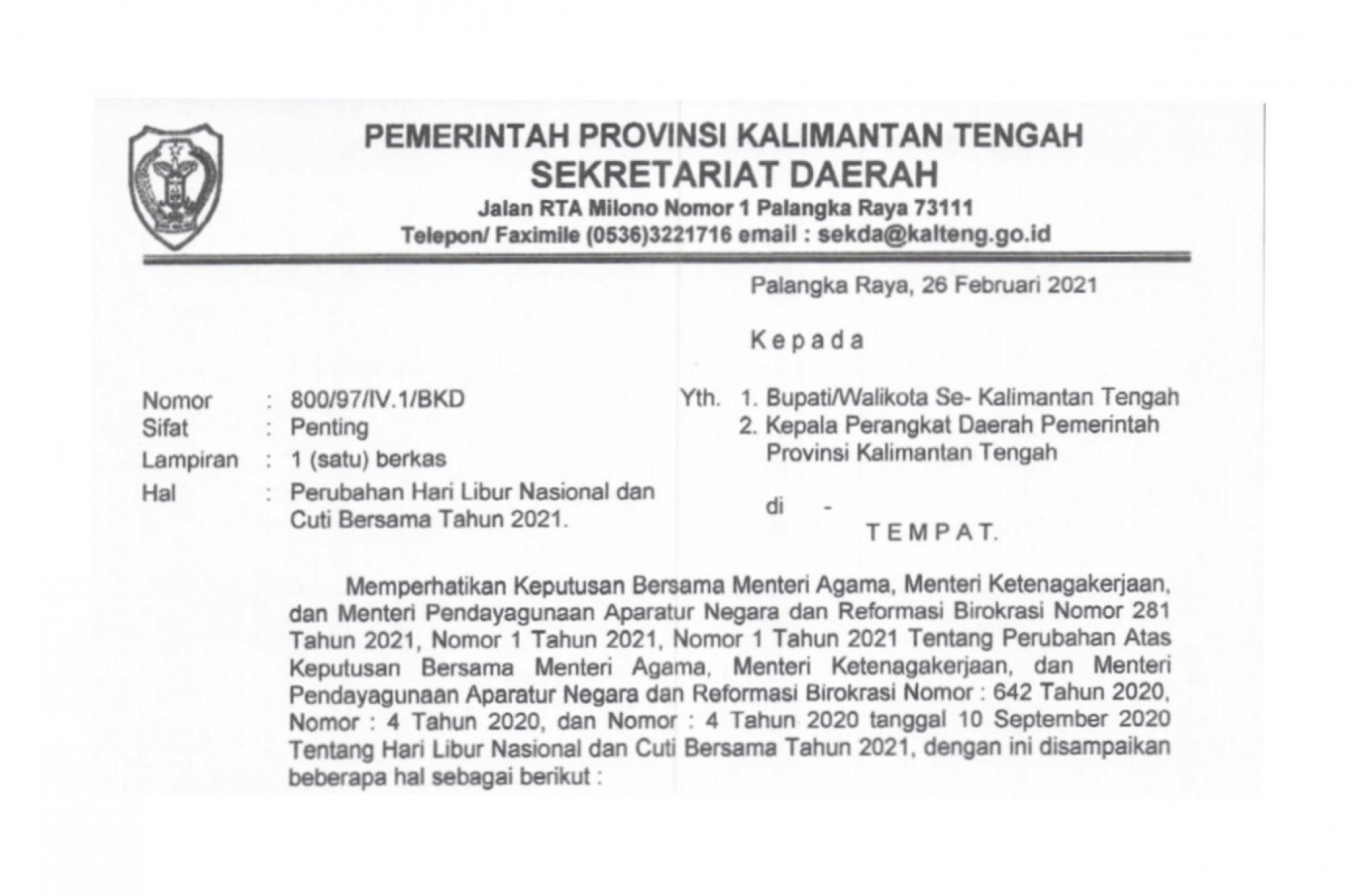 Detail Contoh Surat Edaran Libur Hari Raya Idul Fitri Nomer 35